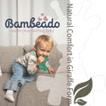 Load image into Gallery viewer, The Little Bamber - Green - Natural Rubber & Baltic Amber Teething Toy