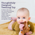 Load image into Gallery viewer, The Little Bamber - Natural Rubber & Baltic Amber Teething Toy