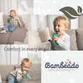 Load image into Gallery viewer, The Little Bamber - Green - Natural Rubber & Baltic Amber Teething Toy