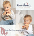 Cargar la imagen en la vista de la galería, The Little Bamber - Juguete para la dentición de caucho natural y ámbar báltico