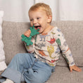 Load image into Gallery viewer, The Little Bamber - Green - Natural Rubber & Baltic Amber Teething Toy