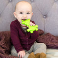Load image into Gallery viewer, Little bamBAM Baby Teething Toy - Lime