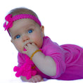 Load image into Gallery viewer, Little bamBAM Baby Teething Toy - Magenta