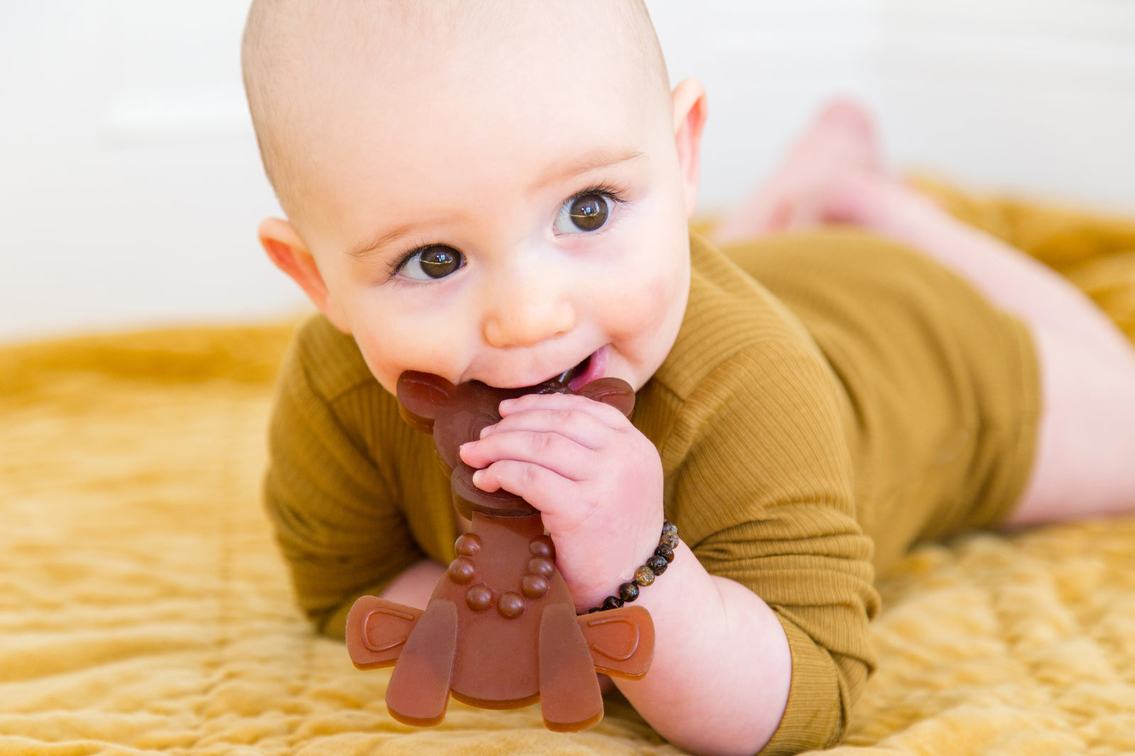 What is 'teething' in babies?