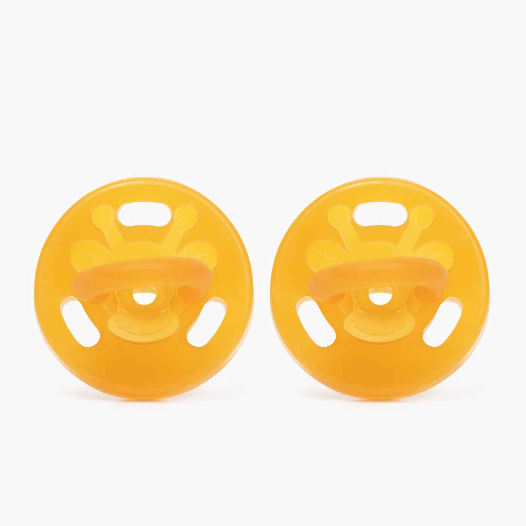 Pacibamber - a Pacifier made from Natural Rubber Infused with Baltic Amber