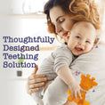 Load image into Gallery viewer, The Little Bamber - Natural Rubber & Baltic Amber Teething Toy
