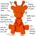 Load image into Gallery viewer, Little bamBAM Baby Teething Toy – Orange
