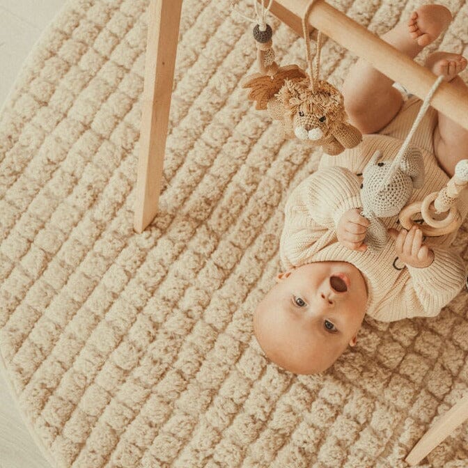 Handmade Crochet Toys for Baby Gym | Safari