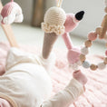 Cargar la imagen en la vista de la galería, Handmade Crochet Toys for Baby Gym | Flamingo Dreams
