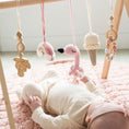 Cargar la imagen en la vista de la galería, Handmade Crochet Toys for Baby Gym | Flamingo Dreams
