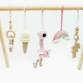 Cargar la imagen en la vista de la galería, Handmade Crochet Toys for Baby Gym | Flamingo Dreams
