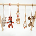 Cargar la imagen en la vista de la galería, Handmade Crochet Toys for Baby Gym | Forest Family
