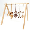 Cargar la imagen en la vista de la galería, Handmade Crochet Toys for Baby Gym | Savanna Friends
