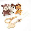 Cargar la imagen en la vista de la galería, Handmade Crochet Toys for Baby Gym | Savanna Friends
