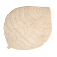 Load image into Gallery viewer, Leaf Shaped Sherpa & Cotton Baby Playmat - Ivory
