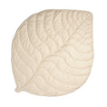 Load image into Gallery viewer, Leaf Shaped Sherpa & Cotton Baby Playmat - Ivory
