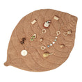 Load image into Gallery viewer, Leaf Shaped Sherpa & Cotton Baby Playmat - Camel
