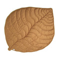 Load image into Gallery viewer, Leaf Shaped Sherpa & Cotton Baby Playmat - Camel
