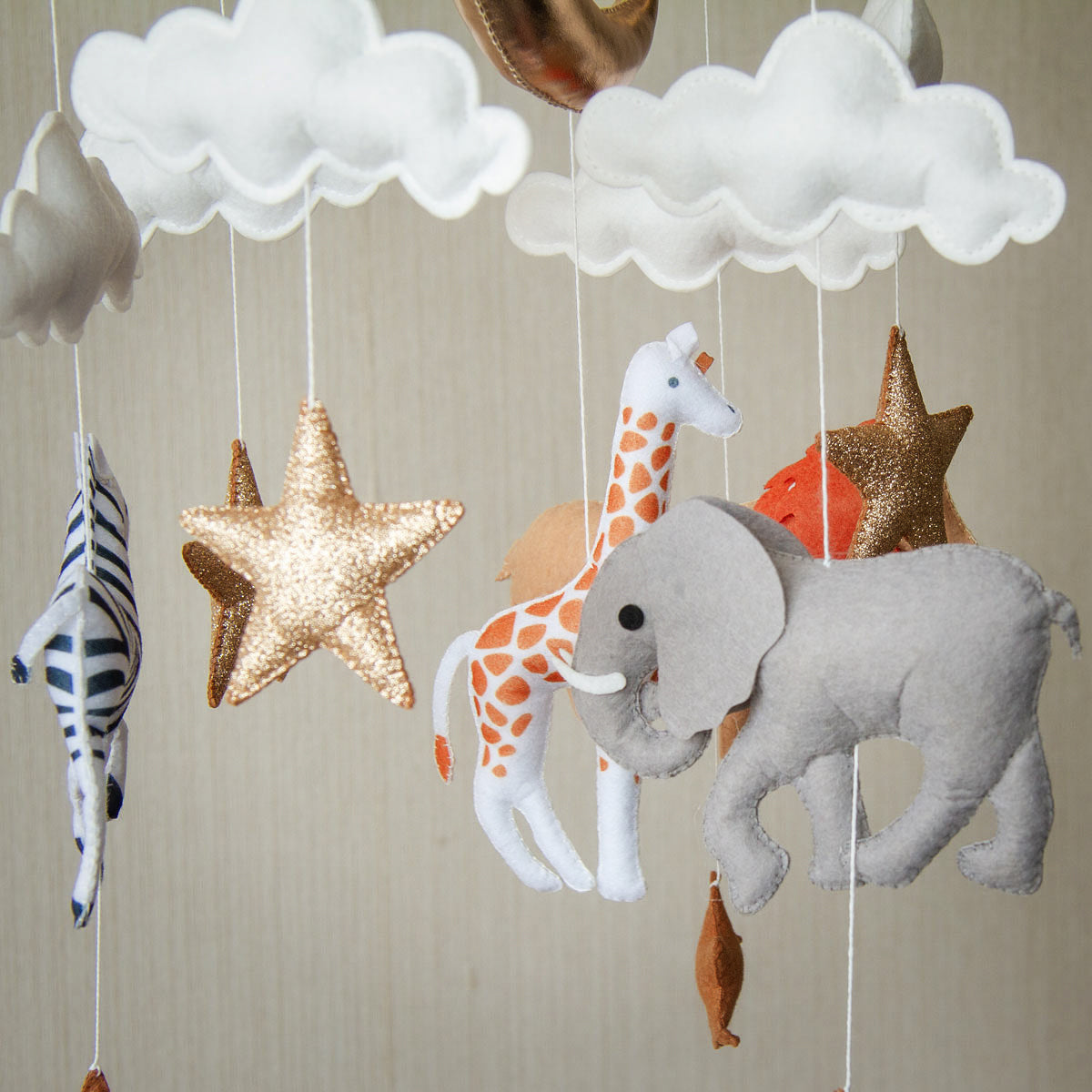 Handmade Baby Mobile |  Safari