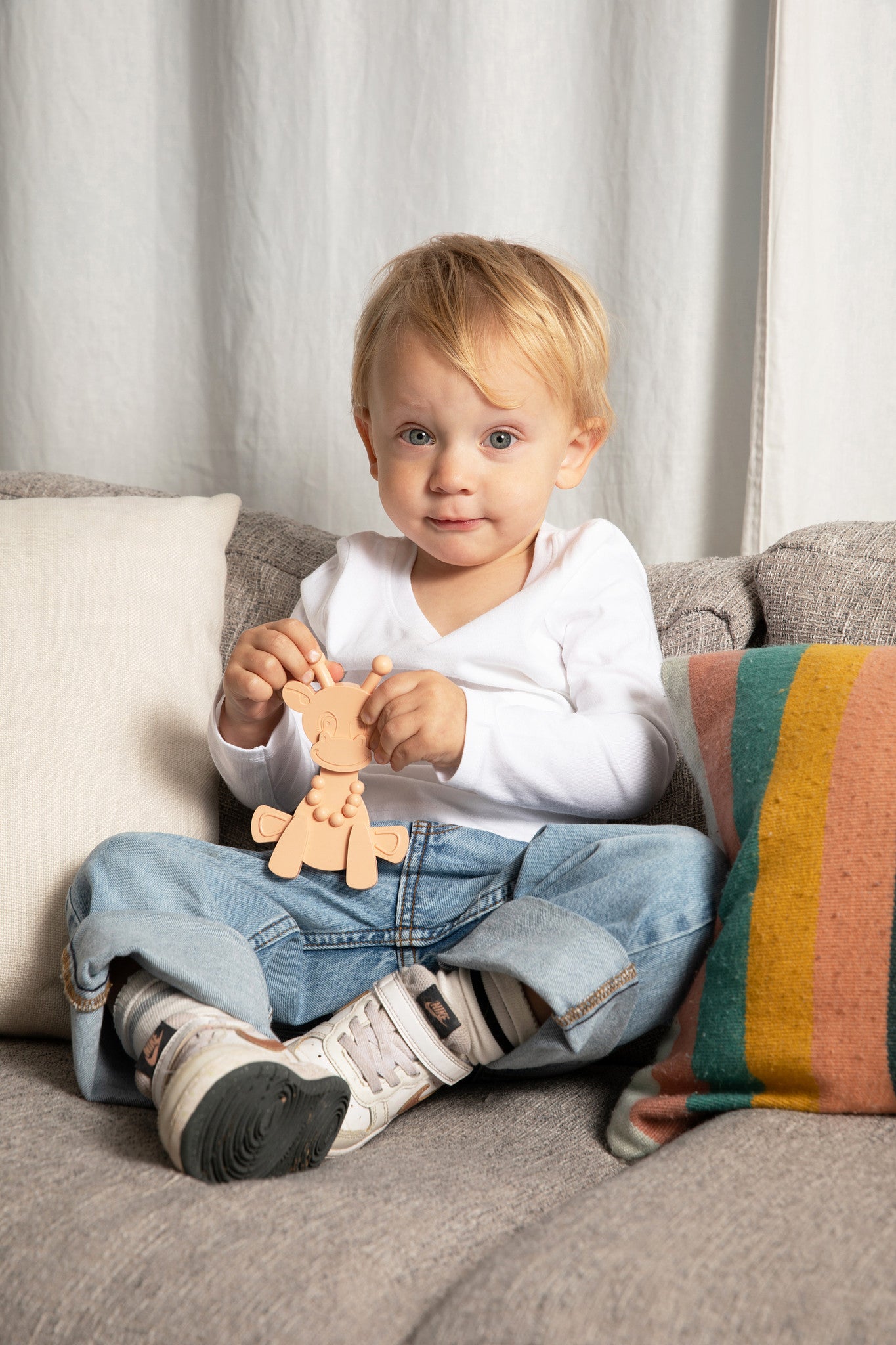 The Little Bamber - Juguete para la dentición de caucho natural y ámbar báltico