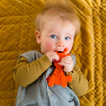 Load image into Gallery viewer, Little bamBAM Baby Teething Toy – Orange
