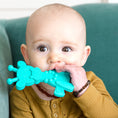 Load image into Gallery viewer, Little bamBAM Baby Teething Toy - Turquoise
