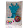 Load image into Gallery viewer, Baby Teething Toy Little bamBAM - Cyan
